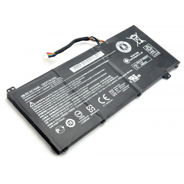 Acer 11.4V 4605mAh 52.5Wh AC14A8L Battery 
