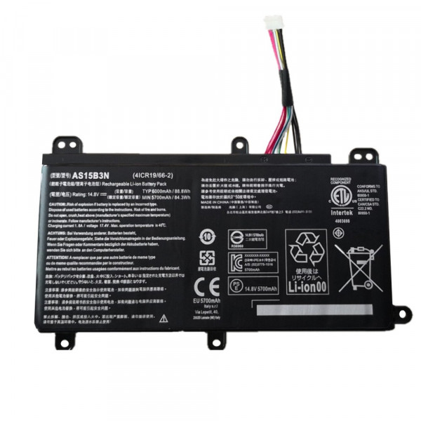 Acer AS15B3N Predator 15 G9-591G G9-592 Predator 17 G9 laptop battery