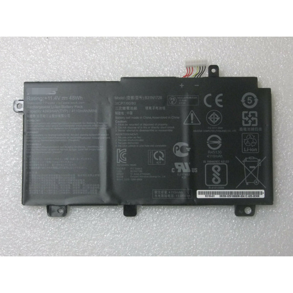 Asus B31N1726 FX504GE FX504GM FX505 FX505DT laptop battery