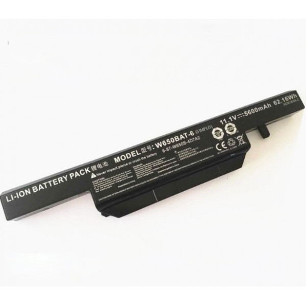 Clevo W650BAT-6  6-87-W650S-4D7A2 W650 W650RB W650RC W650S laptop battery