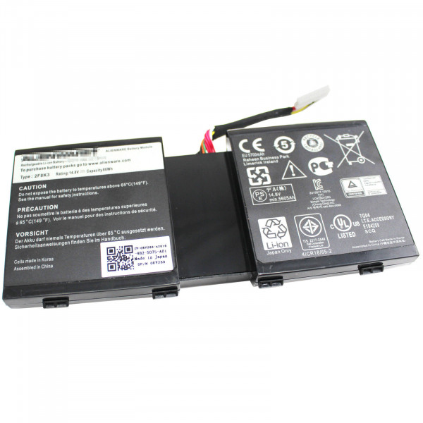 Dell 86WH 14.8V 0KJ2PX Battery 