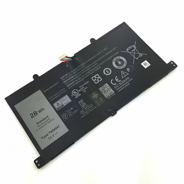 7WMM7 D1R74 CFC6C 28Wh Battery For Dell Venue 11 Pro Keyboard Dock