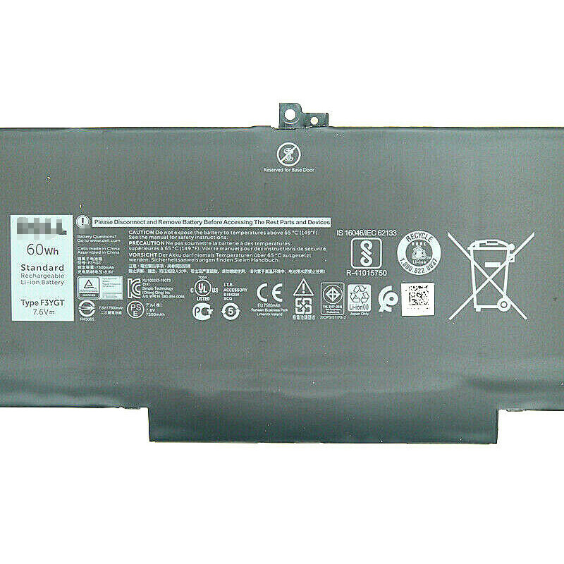 60Wh Dell Latitude 12 7000 7280 7480 DM6WC 2X39G F3YGT Battery -