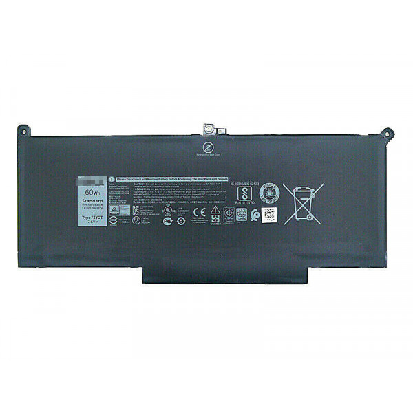 60Wh Dell Latitude 12 7000 7280 7480 DM6WC 2X39G F3YGT Battery