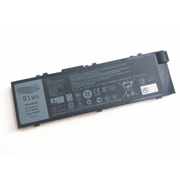 MFKVP 91Wh Battery For Dell Precision 7510 7710 7720 laptop