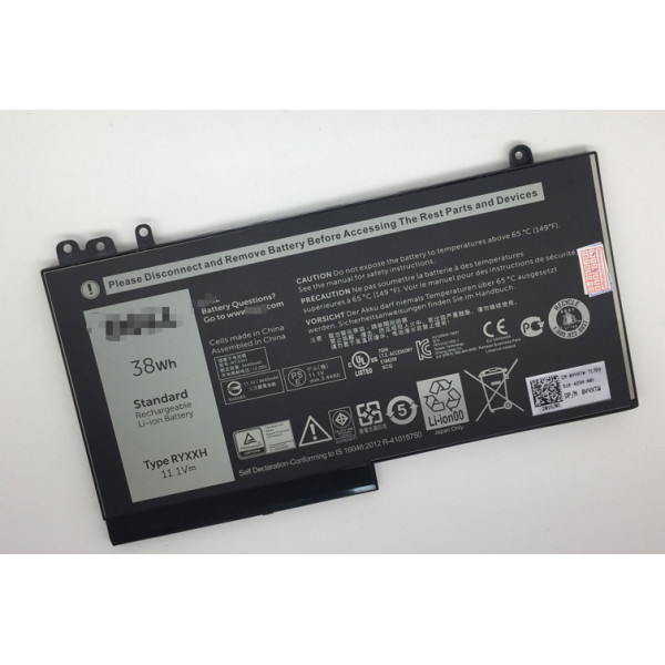 Dell RYXXH 09P4D2 9P4D2 Latitude 12 5000 E5450 E5550 E5250 laptop battery 