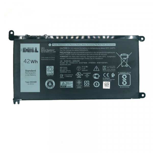 42Wh Dell Inspiron 13 5368 5378 7368 7378 3CRH3 T2JX4 FC92N WDX0R Battery