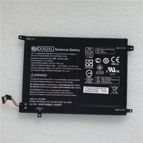 Genuine  HP Pavilion x2 10-n013dx 810985-005 DO02XL Battery Pack 