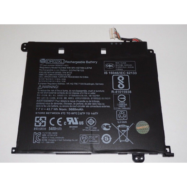 43.7Wh Genuine HP DR02XL 859027-421 859357-855 Laptop Battery 