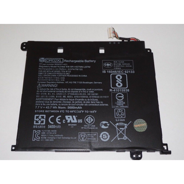 Hp 7.7V 43.7Wh HSTNN-LB7M Battery 