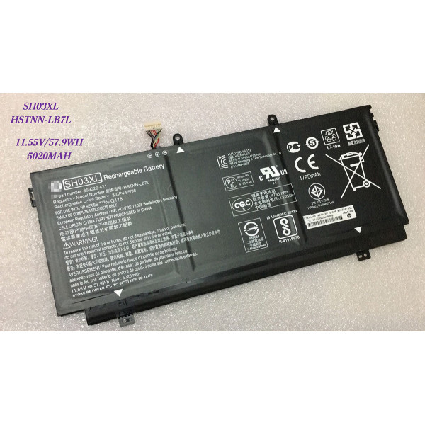 Hp 5020mAh 57.9WH 11.55V 859026-421 Battery 