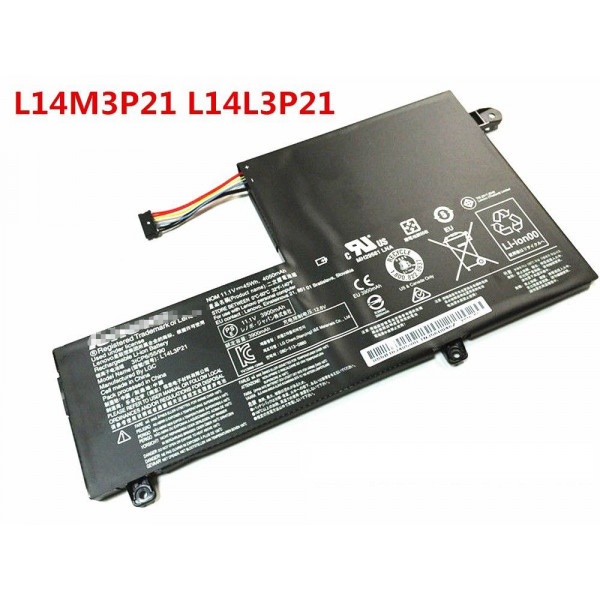 45Wh Lenovo Edge 2-1580 FLEX 3-1470 3-1580 L14L3P21 L14M3P21 Battery