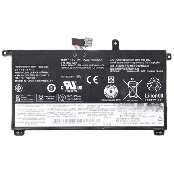 Lenovo ThinkPad T570 P51S SL10L84123 SB10L84 00UR892 Battery